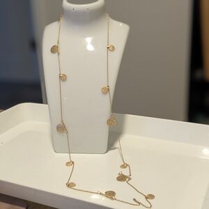 Chic Gold Disc Necklace